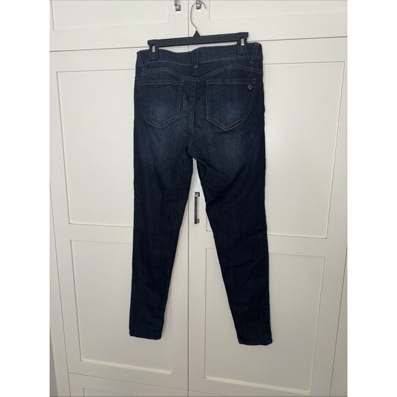 Democracy Jeans Womens Size 10 Blue Dark wash Skinny ankle Ab Technology - Picture 8 of 12